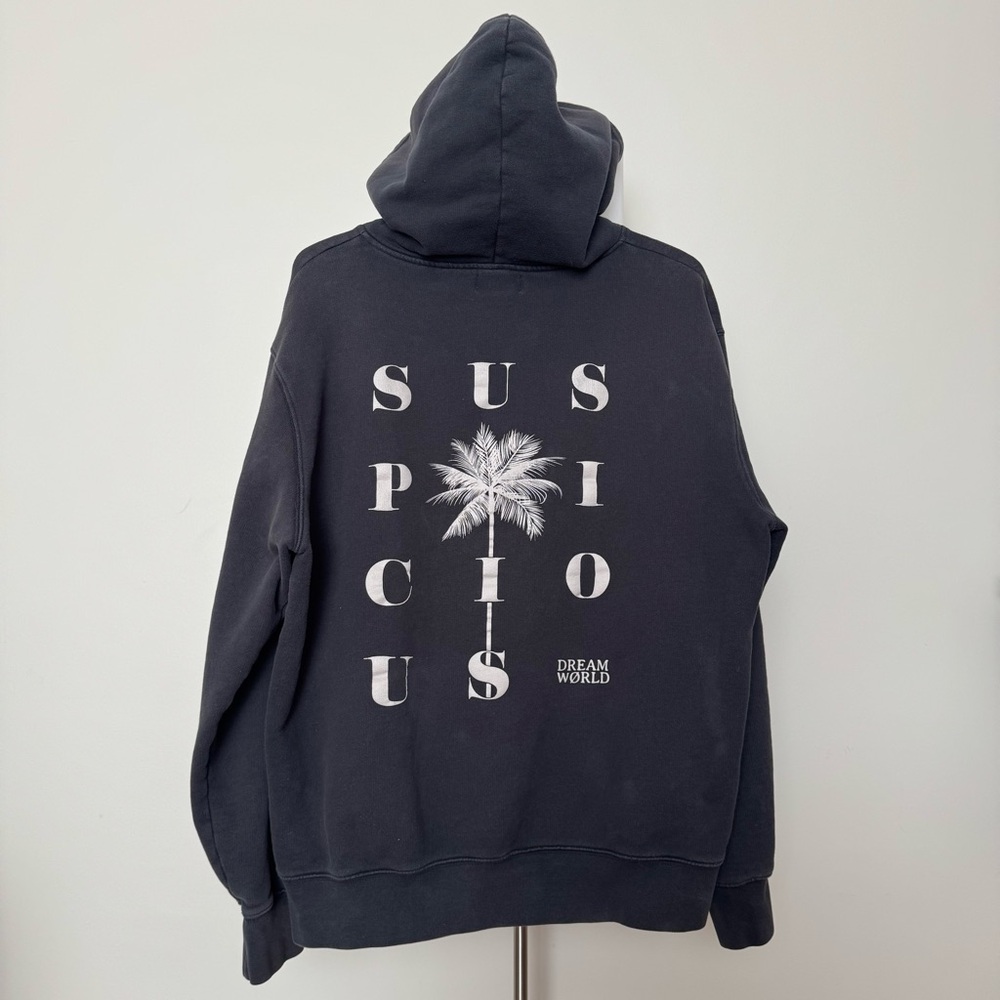 Suspicious Antwerp Hoodie Dream World Rare Jay Alvarez collab Black Palm